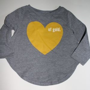 Old Navy heart of gold top